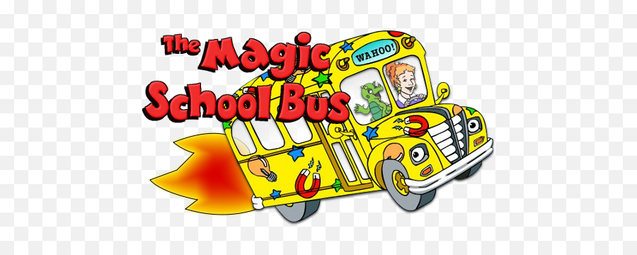 How To Draw A School Bus Clipart 2 - Wikiclipart Cartoon Magic School Bus Png,School Bus Clipart Png