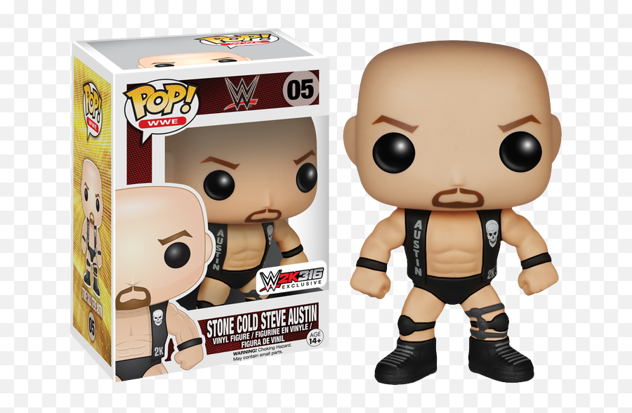 Wwe 2k316 Stone Cold Steve Austin Exclusive Pop Vinyl Figure - Stone Cold Funko Pop Png,Stone Cold Steve Austin Png