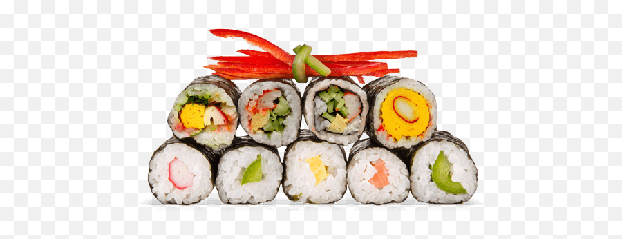 Sushi Download Png Image Arts - Hand Roll Vs Cook Roll,Sushi Transparent Background