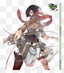 Download Mikasa - Attack On Titans Anime Png Image With No Anime Mikasa Cool,Mikasa Png