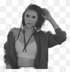 Nina Dobrev - Nina Dobrev Short Hair Hot Png,Nina Dobrev Png