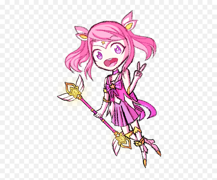 Star Guardian Lux - Cartoon Png,Keychain Png