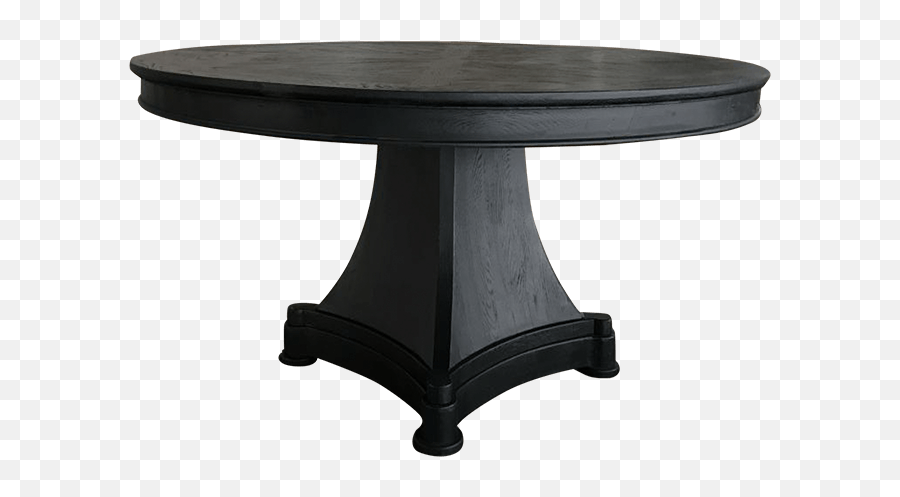 Milton Black Round Table - Theoni Collection Outdoor Table Png,Round Table Png