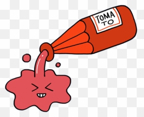 Ketchup Food Mochi Kawaii Cute Softbot Png - Ketchup Clipart