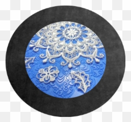 Download Bejeweled Doily Lace Mould - Circle png