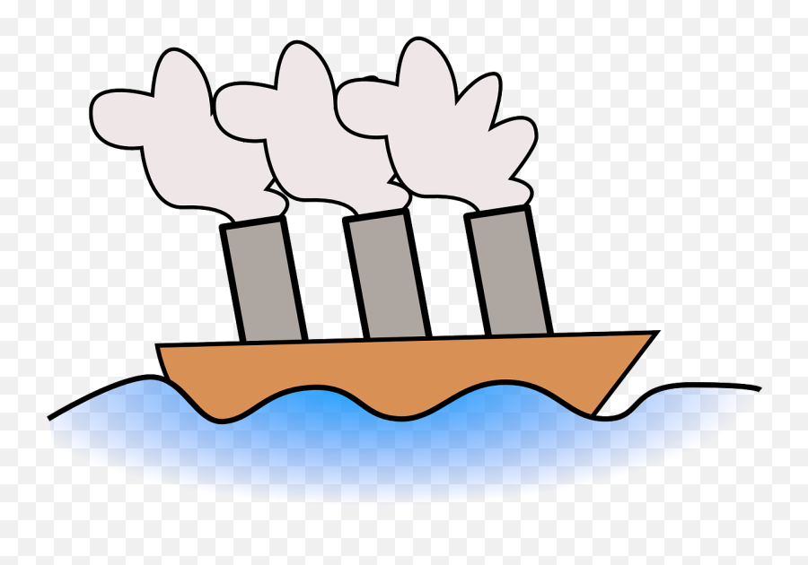Ship Steamship Cartoon - Boat Clip Art Png,Cartoon Boat Png