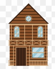 Transparent Png Svg Vector File - Western House