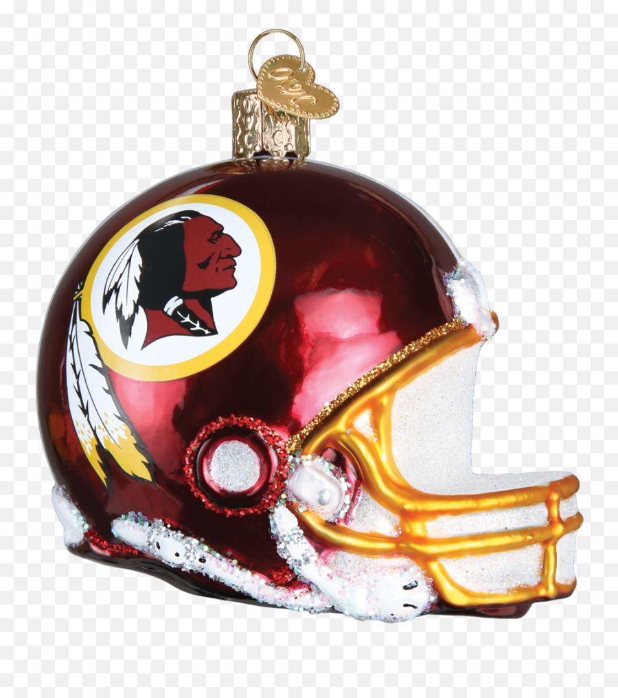 Washington Redskins Helmet 73217 Old World Christmas Ornament Png Logo Image