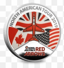 As We Unveil The Brand New Official Red Arrows North - American Tour Coin png
