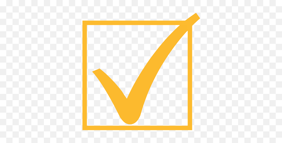 Checkbox Transparent Png Image - Transparent Yellow Check Box,Check Box Png