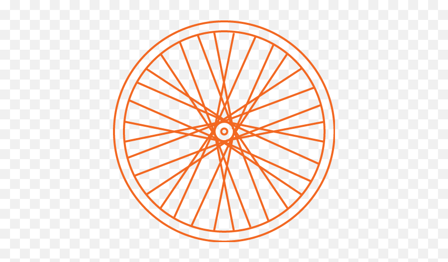 Broken Spoke Bike Co - Circle Divided Into 60 Png,Bike Wheel Png