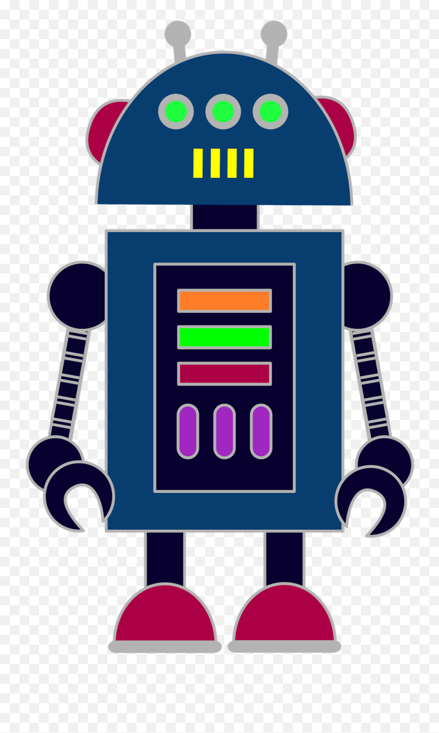 Robot Clipart Png - Free Clip Art Robots,Robot Clipart Png