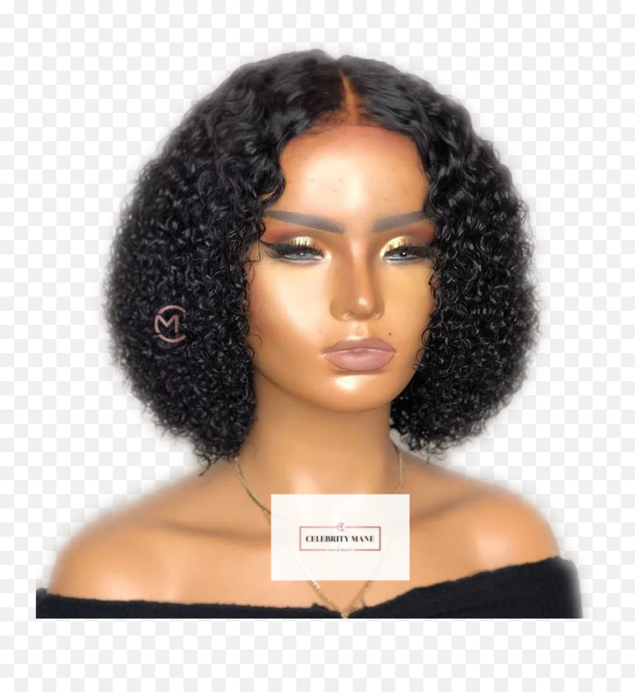 The Nicole Lace Wig - Closure Bob Wig Curly Png,Transparent Wig