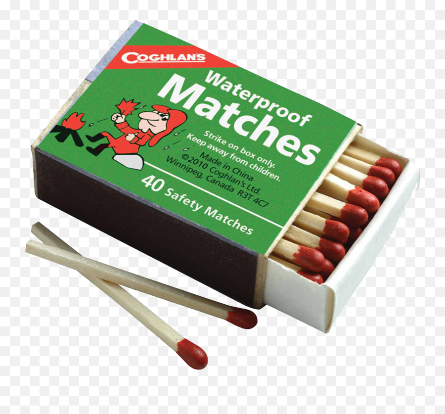 Coghlans Waterproof Matches - Waterproof Matches Png,Matches Png