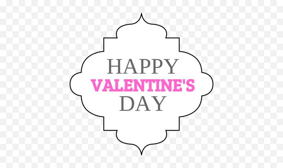 Happy Valentines Decorative Label - One Day Sale Png,Valentine Day Logo