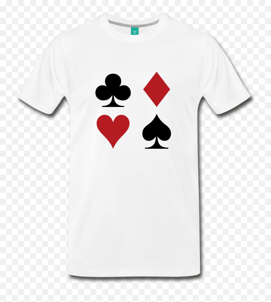 Playing Card Suits - Short Sleeve Png,Card Suits Png