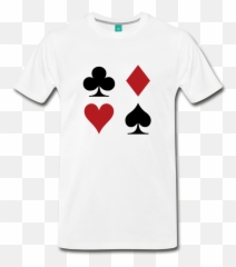 Playing Card Suits - Short Sleeve png