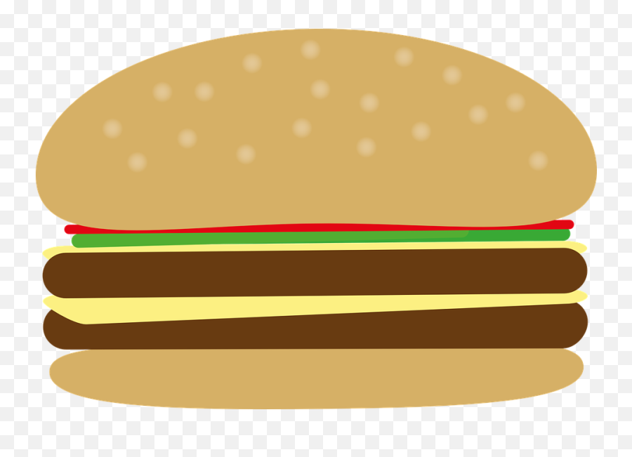 Cheesburger Burger Roll Fast - Free Vector Graphic On Pixabay Transparent Background Hamburger Bun Clipart Png,Burger Bun Png