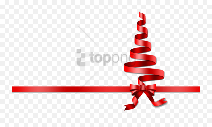 Christmas Ribbon Transparent Png Image