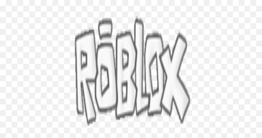 roblox logo in white