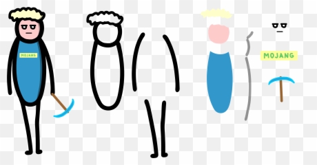 Herobrine Minecraft Character Png 4k - Standing Around