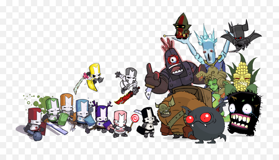 Download Castle Crashers Knights Animal Orbs Wallpaper