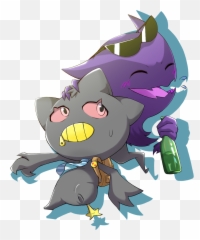 Banette And Haunter - Banette X Gengar Pokemon Png,Haunter Png