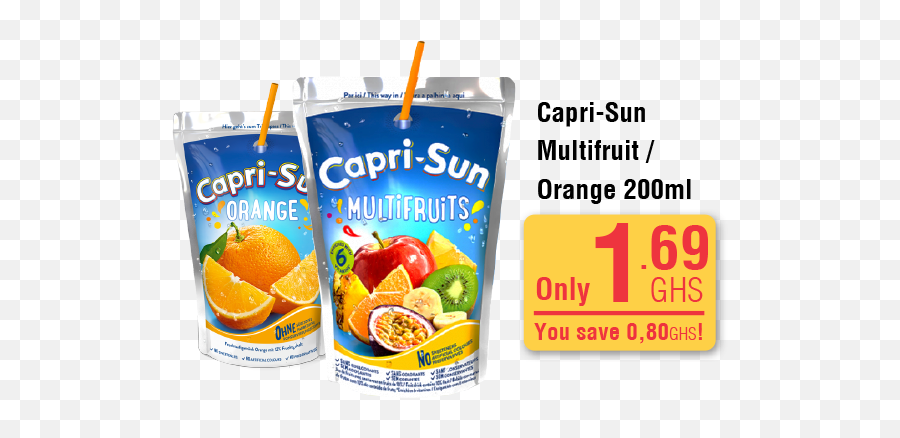 Capri - Sun Multifruit Orange 200ml Capri Sun Memes Png,Capri Sun Png