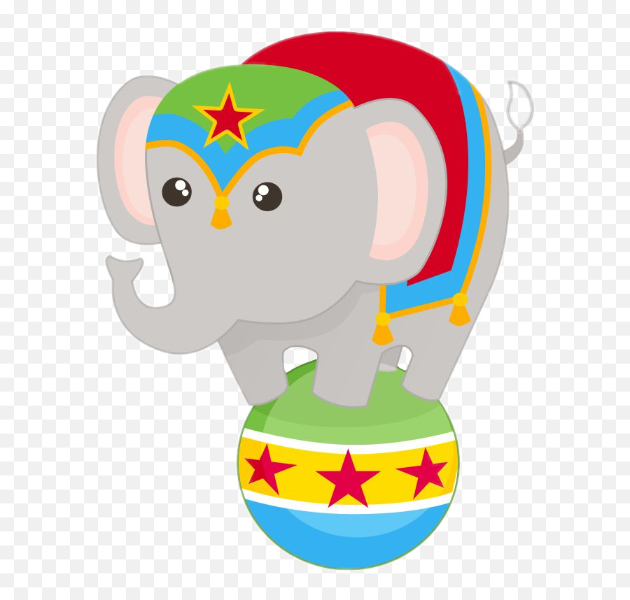 Circus Elephantfreetoedit Sticker By Amelie - Elefantes De Circo Png,Circus Elephant Png