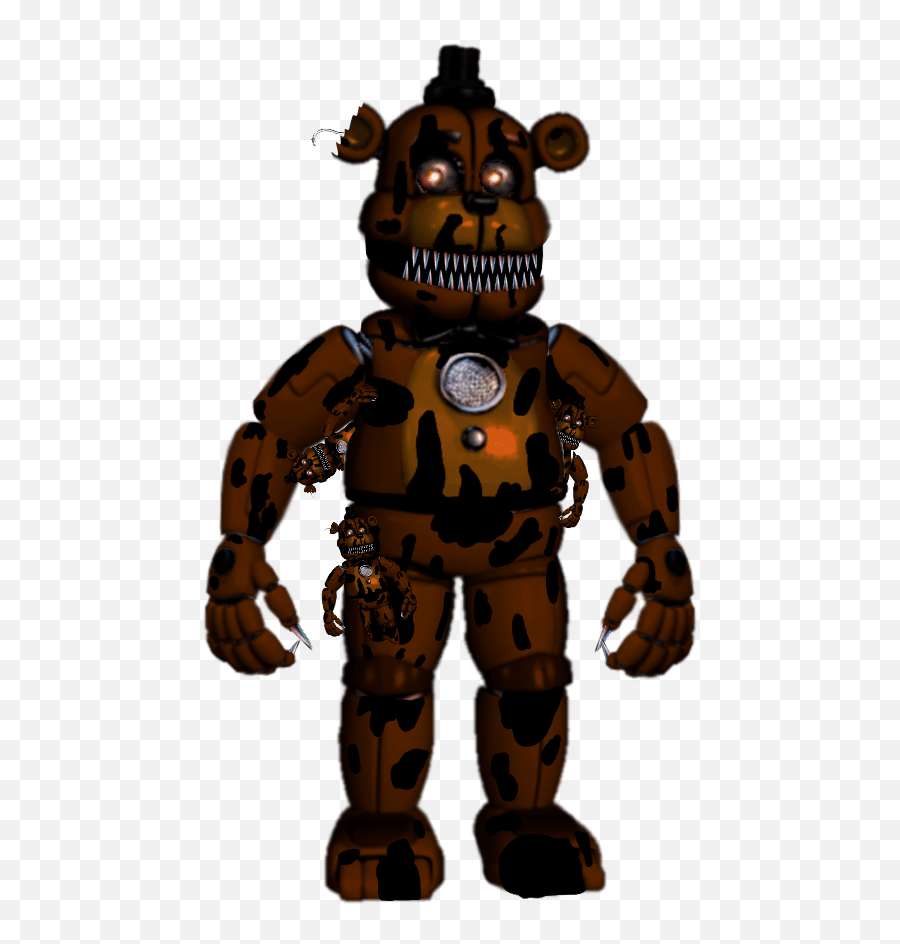 Download Funtime Nightmare Freddy Fnaf Fnaf4 - Fnaf Bonbon Hand Puppet Png,Funtime Freddy Transparent