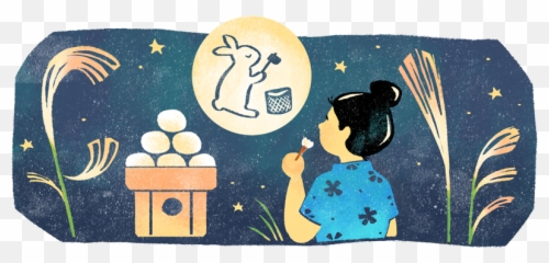 Google Doodle Celebrates Japanese Mid Autumn Festival 2020 - Happy Mid Autumn Festival 2020 Png,Fall Festival Png