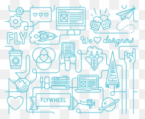 Flywheel Icon Pattern By Andrea Trew For Dribbble - Horizontal png