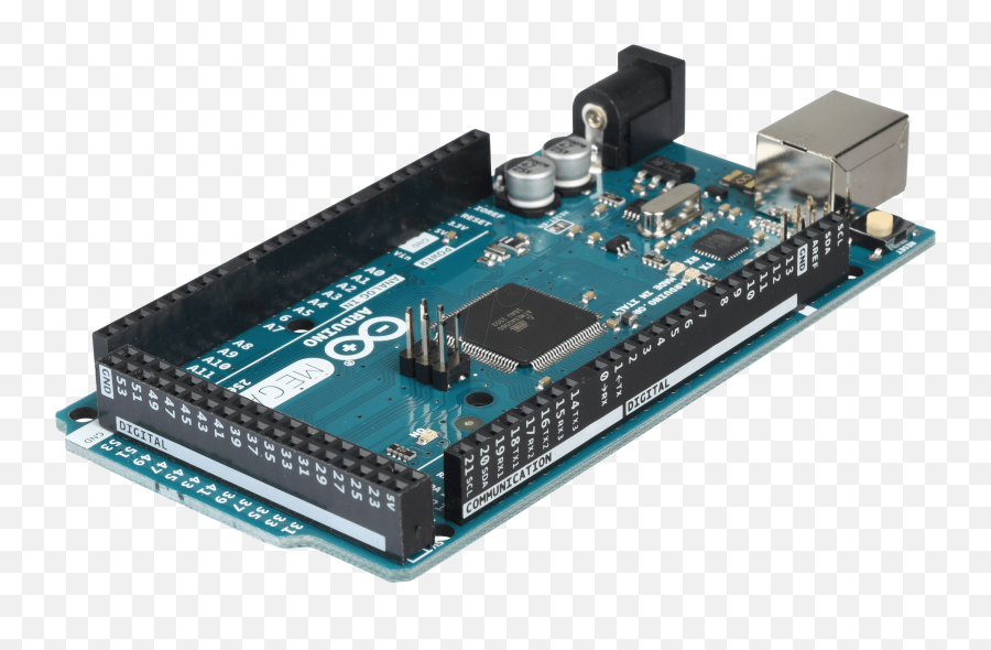 Download Hd Arduino Mega 2560 Atmega1280 Usb - Electronic Engineering Png,Arduino Icon Png