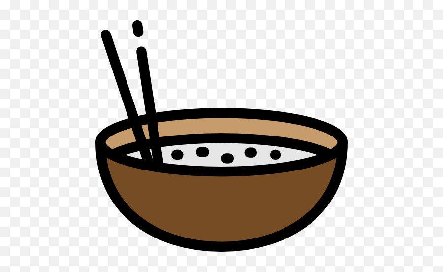 Food Japanese Rice Bowl Chopsticks Chinese Icon - Japanese Cuisine Png,Japanese Food Icon