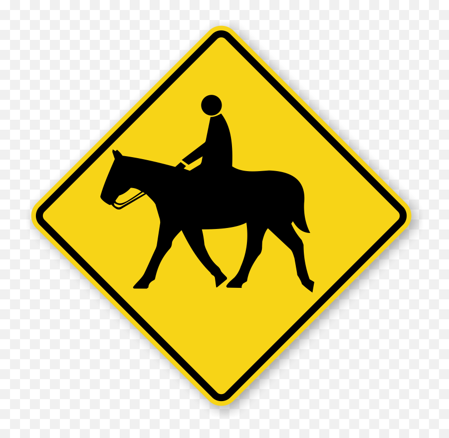 Horse Symbol Traffic Sign - Equestrian Signs Png,Horse Rider Icon