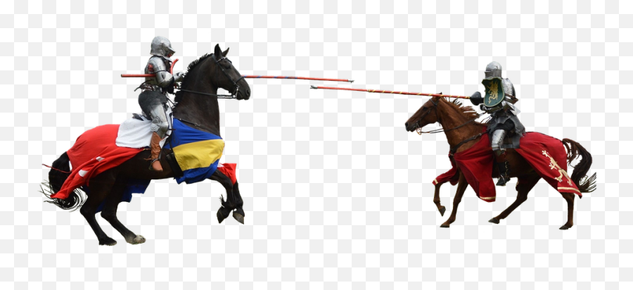 Black Knight - Knight Knights Jousting On Horses Png,Black Knight Png