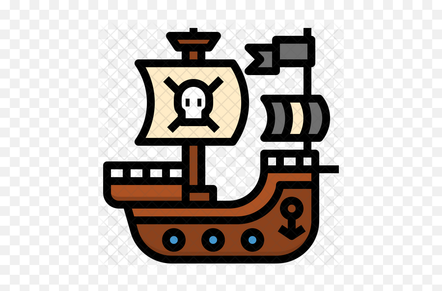 Pirate Ship Icon - Pirate Ship Icon Png,Pirate Ship Png
