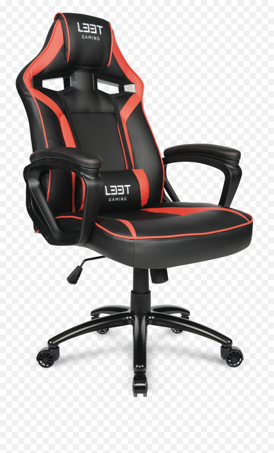 Extreme Gaming Chair - Red L33tgamingcom L33t Gaming Extreme Png,Gaming Chair Png