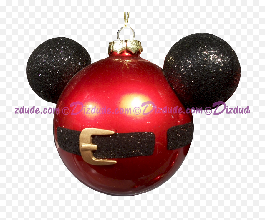 Disney Mickey Mouse Ears Santa Jacket - Mickey Mouse Christmas Tree Ornament Png,Mickey Mouse Ears Png