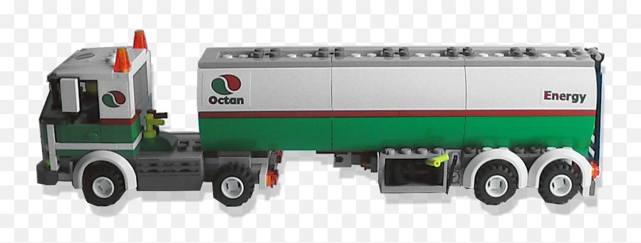 Set Of The Month Lego City - Tank Truck 3180 Lego City Tanker Truck 3180 Png,Lego City Logo