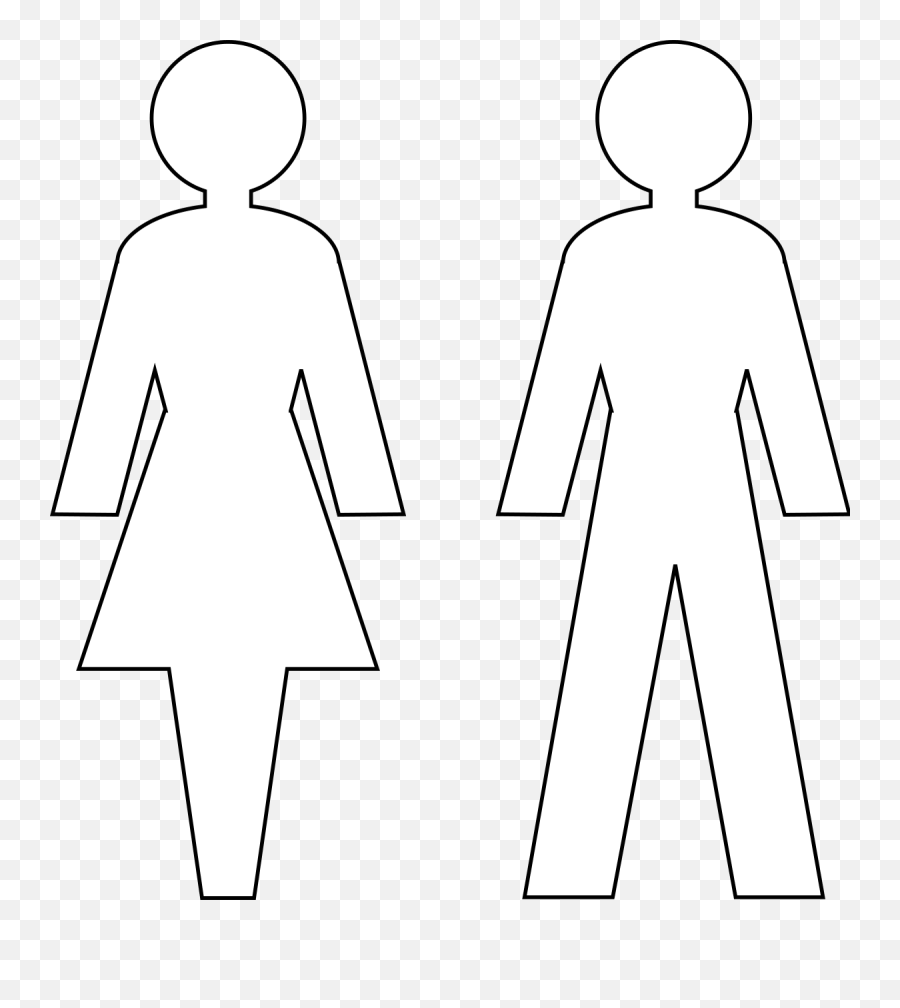 Restroom Symbols - Toilet Sign White Png,Bathroom Sign Png