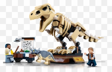 Lego 76940 T Rex Dinosaur Fossil Exhibition - Jurassic World Lego Rex png