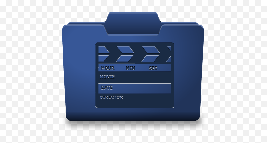 Blue Movies Icon - Classy Folder Icons Softiconscom Horizontal Png,Sec Icon