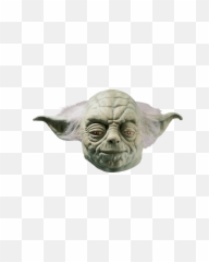 Yoda Star Wars Deluxe Latex Mask - Yoda Mask Png,Yoda Png