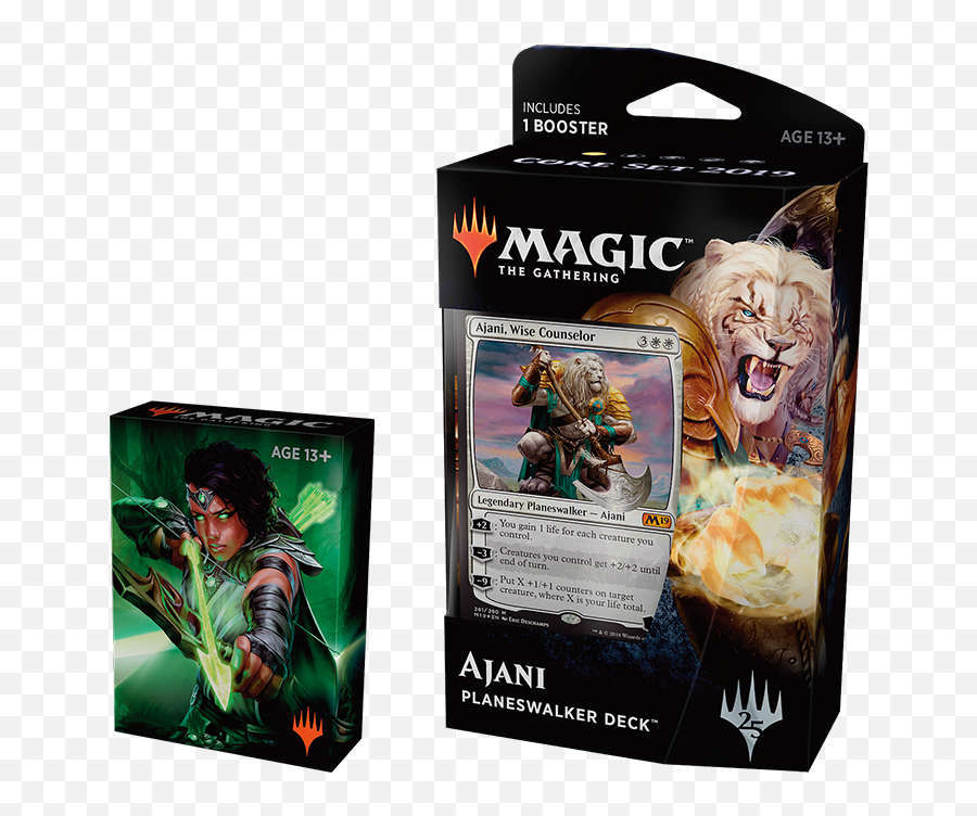 State Of Product Design 2018 Magic The Gathering - Ajani Planeswalker Deck 2019 Png,Planeswalker Icon