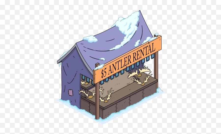 5 Antler Rental The Simpsons Tapped Out Wiki Fandom - Antler Rental Simpson Png,Icon Snake Charmer Helmet