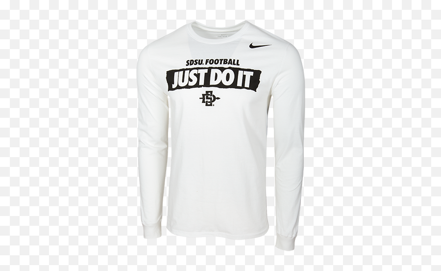 Nike Sdsu Football Long Sleeve Tee - San Diego State Aztecs Png,Nike Just Do It Logo Png