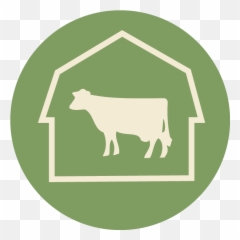 Piedmont Farm Animal Refuge - Pink Circle Png,Cow Logo
