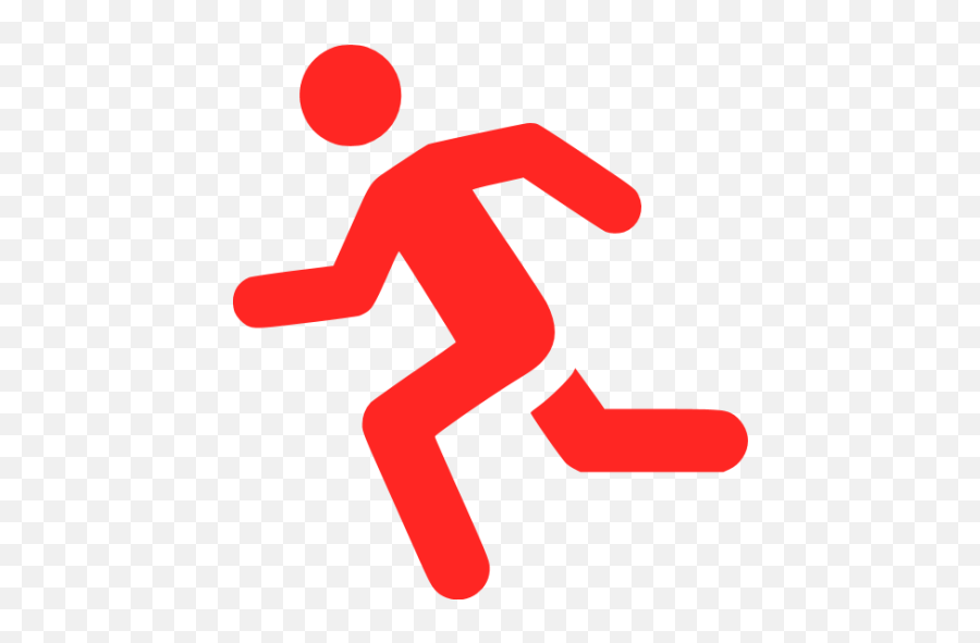 Running Silhouette Png Photo All - Running Logo Icon Red,Running Icon