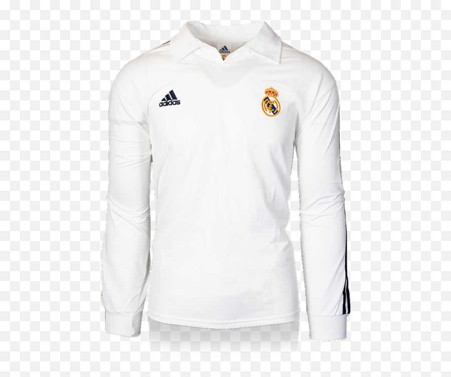 Unsigned Zinedine Zidane Real Madrid 2001 - 02 Home Shirt Long Sleeve Png,Adidas Icon Jacket
